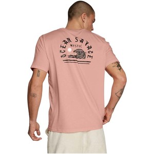 2022 Mystic Herre Moonwash-t-shirt 35105220342 - Bld Coral